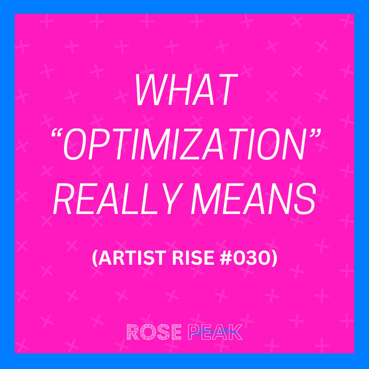 What "Optimization" Really Means